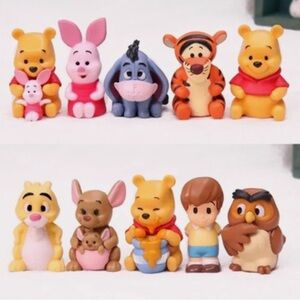 Disney Winnie the Pooh Character Figurine Collection - Multicolor